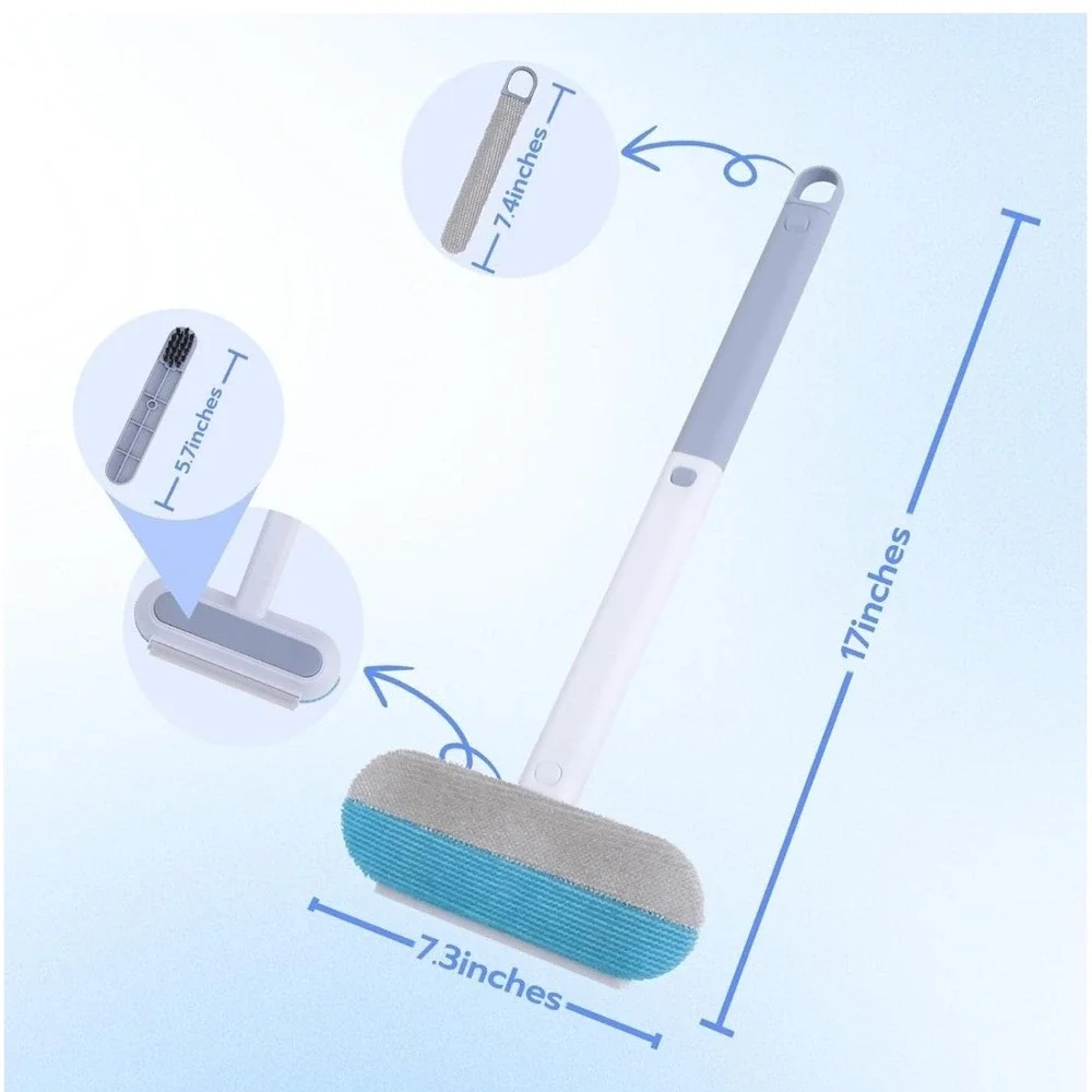 Professional Pet Hair Removal:Effortlessly lifts embedded pet hair from carpets,